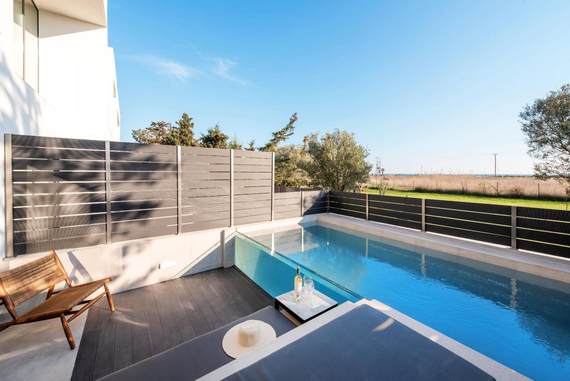 Serene Villas Halkidiki - Cfront Private Pool Nea Iraklia Exterior foto